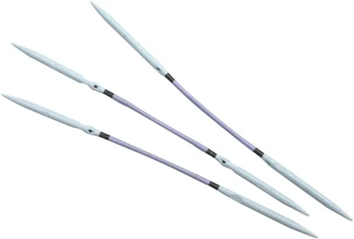 Miniatura 3 de Agujas flexibles de doble punta (US 5/0.148 in)