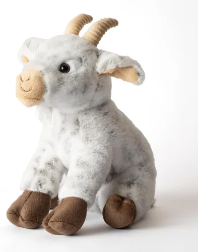 Miniatura 3 de The Petting Zoo Peluche de cabra de peluche, regalos para niños, animales de granja Wild Onez, juguete de peluche de cabra de 12 pulgadas
