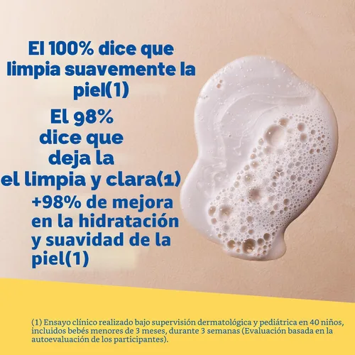 Miniatura 3 de Mustela Gel limpiador nutritivo para bebés – Gel de baño y cabello para piel seca – con aguacate natural, crema fría y cera de abejas, 10.14 onzas