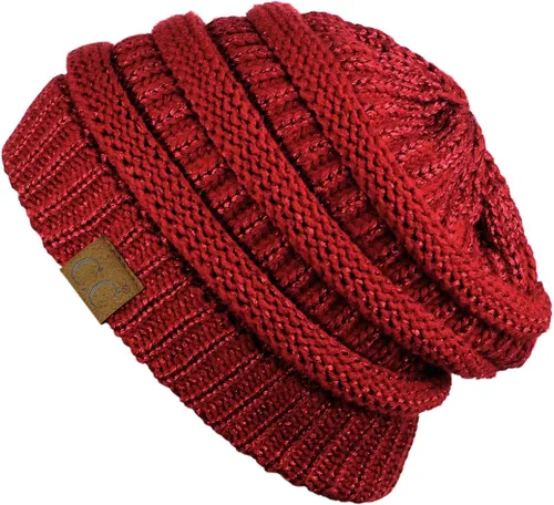 Miniatura 664 de C.C Trendy Warm Chunky Soft Stretch Cable Knit Beanie