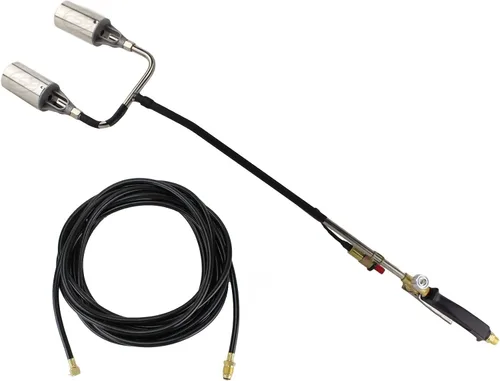 Miniatura 6 de TITUS Push-Start Antorcha de malezas de propano de alto rendimiento para techos de nieve de hielo de madera