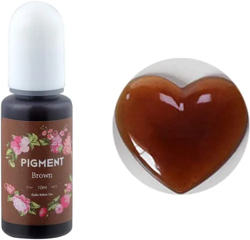 Miniatura 32 de Mezcla de resina epoxi UV de 0.3 fl oz, pigmento líquido, pigmento de resina colorante, secado rápido, manualidades, herramientas de fabricación