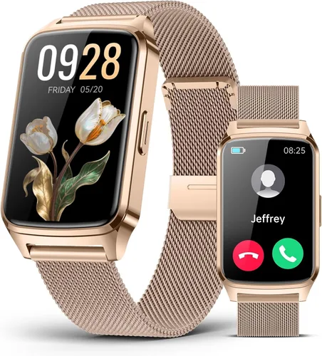 Reloj de seguimiento de actividad física para hombres y mujeres, rastreador de actividad para iPhone y Android con contador de pasos, calorías,