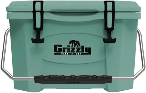 Miniatura 9 de Grizzly 20 Cooler Cofre de hielo de 20 cuartos de galón duradero con aislamiento rotomoldeado Fabricado en Estados Unidos Garantía de por vida