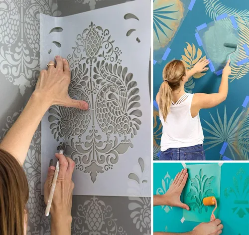 Miniatura 6 de ilauke 10 hojas de vinilo de plantilla de 7.5 mil, hojas de plantilla de Mylar en blanco de 12 x 12 pulgadas, plantilla de PET translúcido lechoso