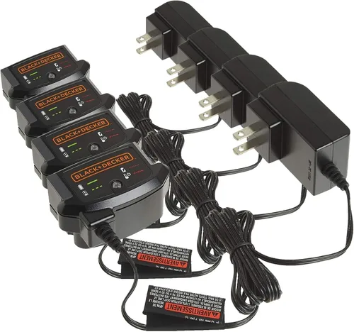 Miniatura 6 de BLACK+DECKER Cargador de batería de litio de 20V MAX, compatible con batería de 12V y 20V, la batería se vende por separado (LCS1620B)
