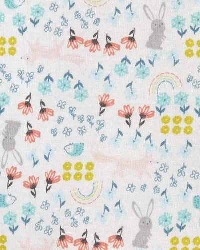 Miniatura 4 de Simple Joys by Carter's - Mameluco de manga larga para niña bebé, paquete con 5