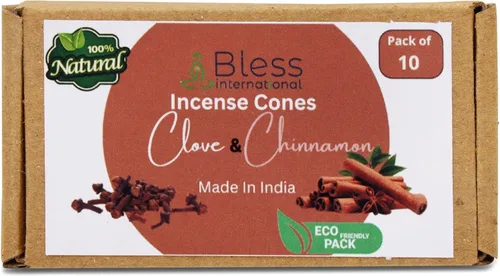 Miniatura 99 de Bless International Flor de naranja 100% natural - Conos de incienso hechos a mano, sumergidos a mano, orgánicos, sin productos químicos