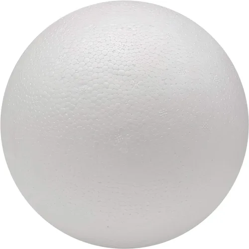 Crafjie Bolas de espuma gigantes para manualidades (8 pulgadas, 1 paquete), suministros para artes y manualidades, bolas de espuma de poliestireno