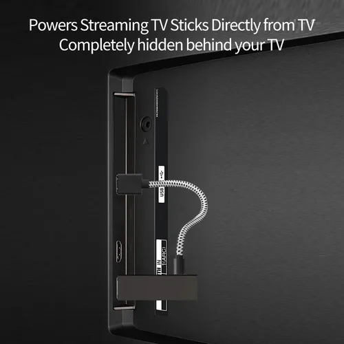 Miniatura 5 de Cable de alimentación USB para Fire Stick, cable adaptador de repuesto para enchufe, alimenta Amazon FireStick directamente desde el puerto USB