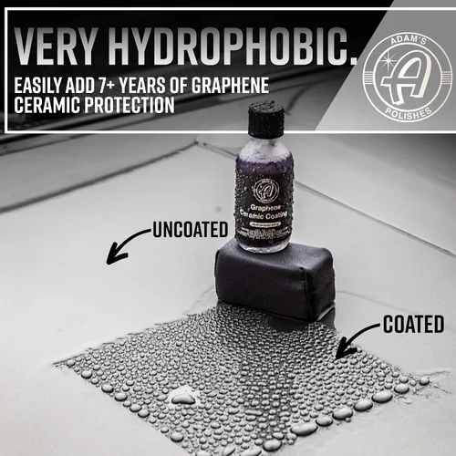 Miniatura 4 de Adam's Polishes Revestimiento de cerámica de grafeno UV, revestimiento de cerámica 10H para automóviles con tecnología de brillo UV Más de 7 años