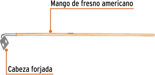 Miniatura 2 de TRUPER ATM-7 7" azada de mortero forjado