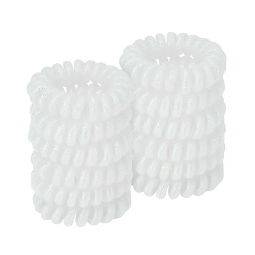 Miniatura 21 de Lazos para el cabello en espiral para soportes gruesos para cola de caballo (paño marino, 12 piezas) – sin arrugas para todo tipo de cabello Tela