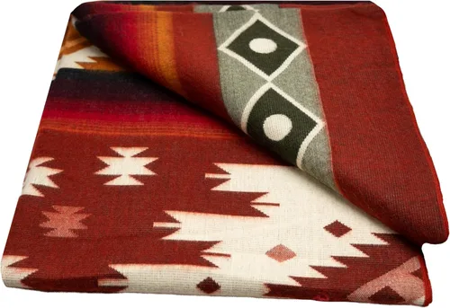 Miniatura 16 de Manta de lana de alpaca XXL Transpirable hipoalergénica ultra suave Grande cálida tradicional hecha a mano 85 x 80 pulgadas No raya ni pica