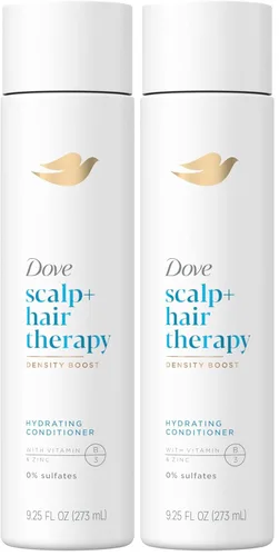 Miniatura 14 de Dove Density Boost Acondicionador Hidratante Terapia para el Cuero Cabelludo para Cabello Seco, con Vitamina B3, Zinc y 0% Sulfatos, 9.25 oz
