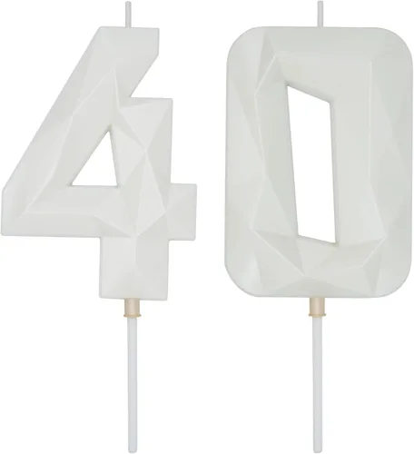 Miniatura 200 de DERVENTA Velas de cumpleaños con números grandes, 3D, color rosa, 3.7 pulgadas, decoración para tartas de fiesta, 1 pieza (número 3 rosa)