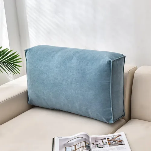 Miniatura 7 de Almohadas de cabecero, almohada de lectura gris, almohada para cabecero, respaldo de cama, cojín de espalda, cojín de posicionamiento de cintura