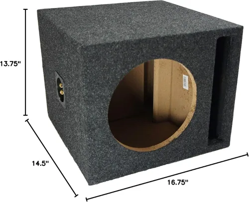 Miniatura 9 de Harmony Audio Universal Car Stereo Slotted S Port Single 10" Alpine Bundle Type R R-W10D4 Sub Box Enclosure con amplificador HA-A800.1 y kit