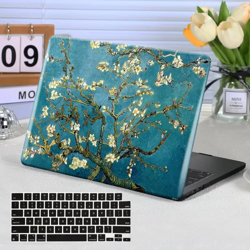 Miniatura 24 de Funut Compatible con Funda para MacBook Air de 13 Pulgadas, Funda Protectora de Plástico Duro Air 13.3 Sin Rayones Funda Rugosa