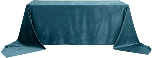 Miniatura 14 de Efavormart - Mantel rectangular de terciopelo negro prémium de 60 x 102 pulgadas para eventos de fiesta de boda