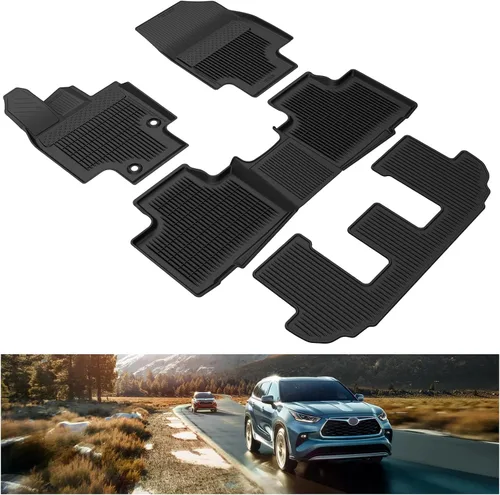 Miniatura 28 de KIWI MASTER Alfombrillas para Honda Civic 2016-2021, ajuste personalizado para todo tipo de clima, revestimientos de suelo de TPE resistentes, 2