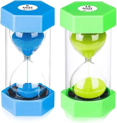 Miniatura 7 de SuLiao Reloj de arena colorido de 3 minutos, reloj de arena morado, temporizador de reloj de arena de plástico para niños, juegos, aula, cocina