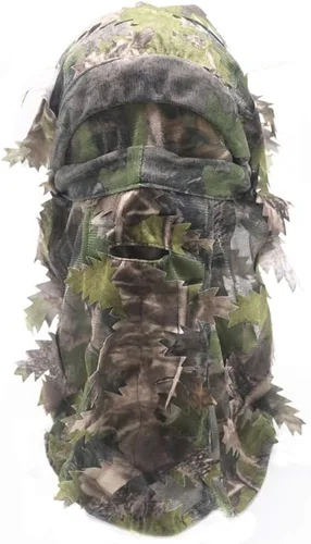 Miniatura 4 de Ghillie Camouflage Leafy Hat 3D Full Face Mask Headwear Turkey Camo Hunter Hunting Accessories
