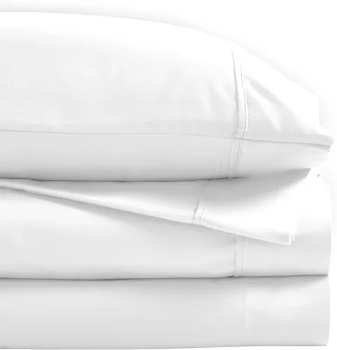 Miniatura 15 de Superior 1200 Thread Count Cotton Blend Sheet Set, Deep Pocket Sheets, 1 Elastic Deep Pocket Fitted Sheet, 1 Flat Sheet, 2 Pillowcases, Cotton Rich