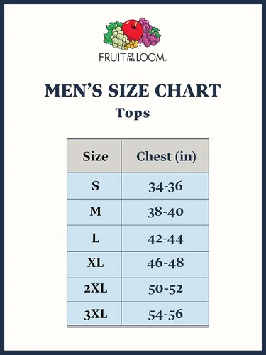 Miniatura 3 de Fruit of the Loom Multipack de camisetas de cuello redondo para hombre