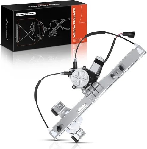 A-Premium Elevalunas eléctrico con motor (2 pines) compatible con Pontiac Grand Prix 2004 2005 2006 2007 2008 sedán trasero izquierdo del lado del