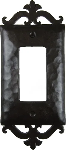 Miniatura 3 de Spanish Scroll Wrought Iron Single GFI Decora Switch Plate Cover EPH23