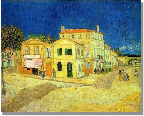 Miniatura 19 de ELITEAART- La noche estrellada por Vincent Van Gogh, pintura al óleo, reproducción de pintura al óleo, impresión en lienzo giclée, tamaño marcado