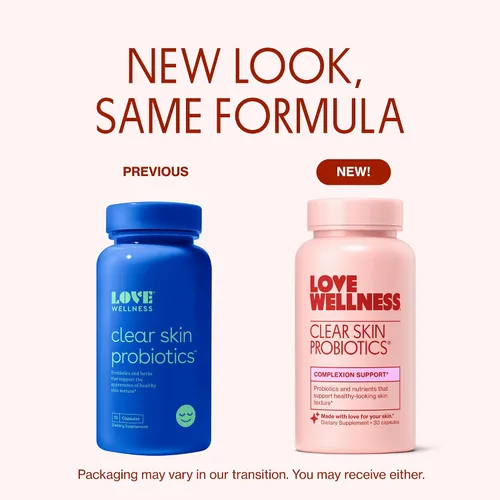 Miniatura 2 de Love Wellness Clear Skin Probiotic Elimina las espinillas hormonales, enrojecimiento y minimizador de poros Cuidado de la piel con zinc