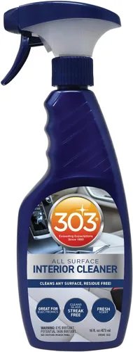 303 Products Limpiador de interiores, limpia fácilmente cualquier superficie, sin residuos, ideal para usar en pantallas táctiles, incluyendo