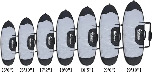 Miniatura 8 de Funda para tabla de surf y bolsa de almacenamiento para tabla de surf para viajes al aire libre, bolsa para tabla de surf de 5'0"-9'10", máxima