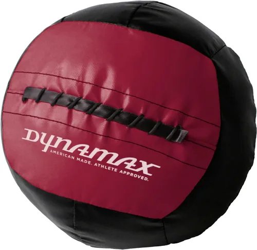 Miniatura 22 de Dynamax Standard Medicine Ball, 4–30 lb Soft Shell Wall Ball, 14-Inch Weighted Exercise Ball for Strength Training, Core Workouts, Conditioning &
