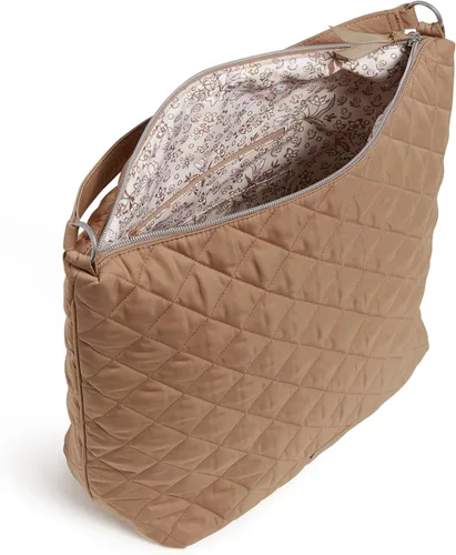 Miniatura 3 de Vera Bradley Bolso de hombro Hobo de gran tamaño de sarga de alto rendimiento