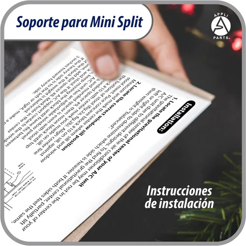 Miniatura 8 de Appli Parts Soporte de aire acondicionado de ventana para unidades de hasta 77 libras de montaje con recubrimiento en polvo resistente para mayor