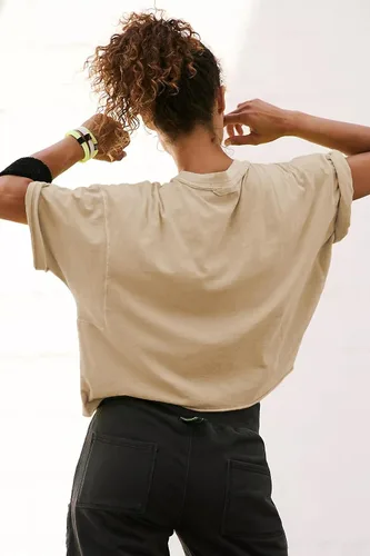 Miniatura 3 de Camisetas cortas de manga corta para mujer, de algodón, básicas, casuales, atléticas, para yoga, correr, para verano