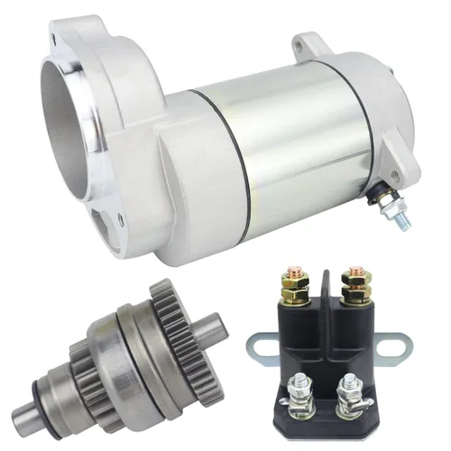 Arranque y Bendix y Relé para Polaris Trail Blazer 250 2005 2006, 3085393 SM13298 SM-8 18331 18331N 410-54006 41054006 SMU0034 495714 49-5714 PA-101