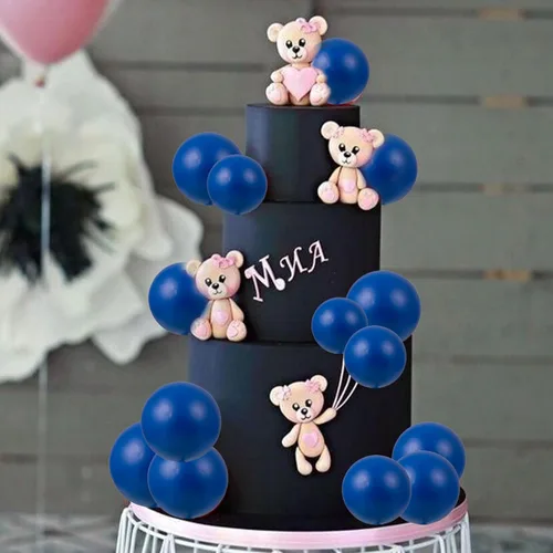 Miniatura 5 de Gyufise 30 piezas de adornos para pastel con bolas, adornos para pastel con bolas, adornos para cupcakes con bolas, adornos para pastel con bolas