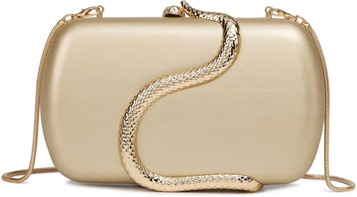 Miniatura 22 de Bolso de mano de piel sintética desmontable con cadena cruzada, bolso de noche, bolso de mano para mujer, formal, boda, fiesta, baile de graduación