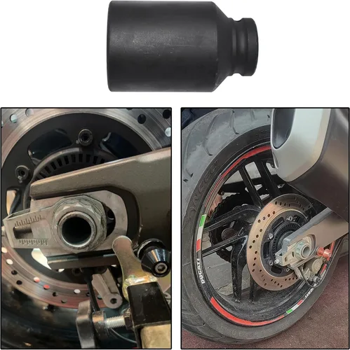 Miniatura 5 de Herramienta de enchufe de tuerca de eje de rueda trasera de 1.614 in, compatible con Ducati Multistrada V4 Monster 959
