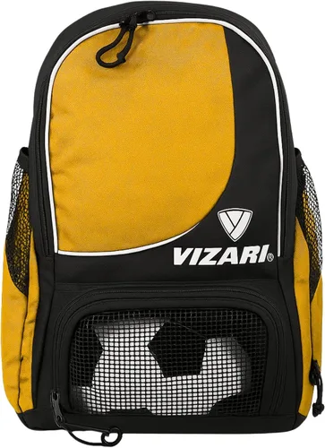 Miniatura 13 de Mochila de fútbol Solano de Vizari con compartimento para balón, bolsillo ventilado para balón y bolsillos de carga laterales de malla para adultos