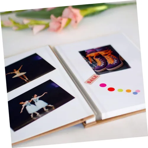 Miniatura 5 de DECHOUS Álbum de fotos autoadhesivo para álbumes de visitas, álbum de fotos en blanco, álbum de fotos de papel Kraft, álbumes de fotos, álbumes