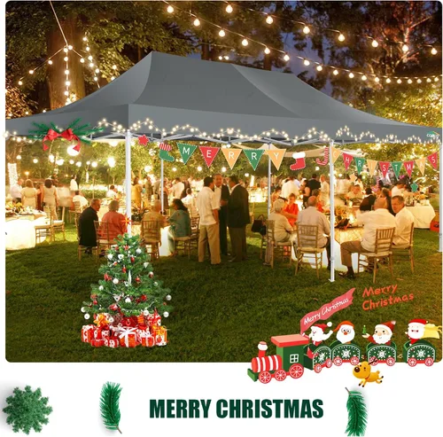 Miniatura 48 de COBIZI Tienda de campaña desplegable de 6.6 x 6.6 pies, toldo resistente, fácil de instalar, impermeable, para exteriores, fiestas, playa, jardín