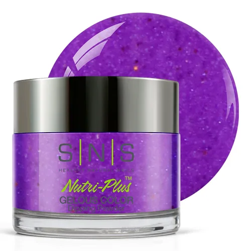Miniatura 8 de SNS Polvo de inmersión de uñas, polvo de inmersión de color geloso - Acai Bowl (negro) - Color de uñas de larga duración dura 14 días - Bajo olor