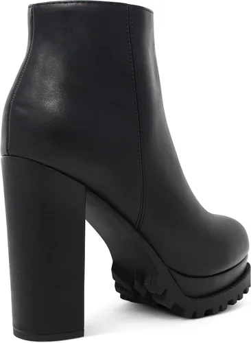 Miniatura 7 de MARCOREPUBLIC Uganda - Botines para mujer con punta redonda y tacón grueso apilado