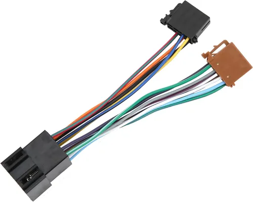 Para Peugeot 106 206 306 307 405 406 607 Adaptador de arnés de cableado ISO kit de audio estéreo para coche apto para Peugeot 106 206 306 307 405