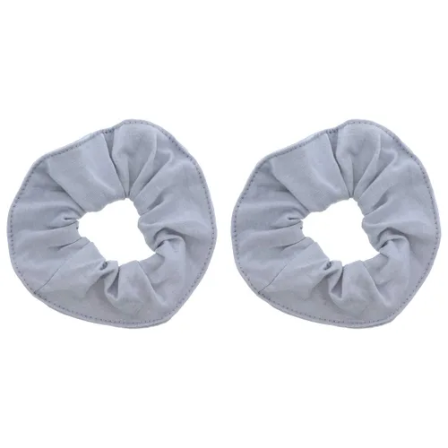 Miniatura 15 de Set of 2 Large Solid Scrunchies (Beige)